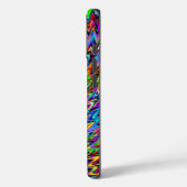 Draaiende kleuren Zigzag Patroon Case-Mate iPhone Case (Achterkant / Links)