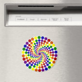 Draaiende kleurenwielmagneet magneet (Insitu (Vaatwasser))