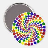 Draaiende kleurenwielmagneet magneet (Voorkant / Achterkant)