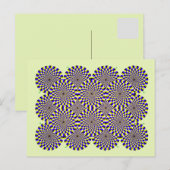 Draaiende optische illusie briefkaart (Voorkant / Achterkant)