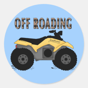 Draaiende overhemden en cadeautjes ronde sticker