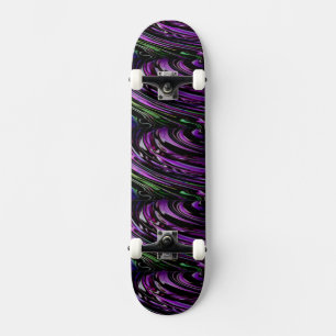 Draaiende Paarse Skateboard