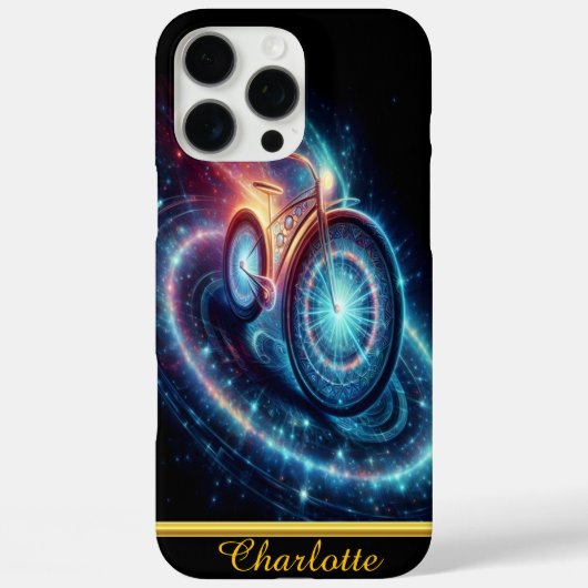 Draaiende sterrenstelsels en gloeiende sterren Case-Mate iPhone case (Achterkant)