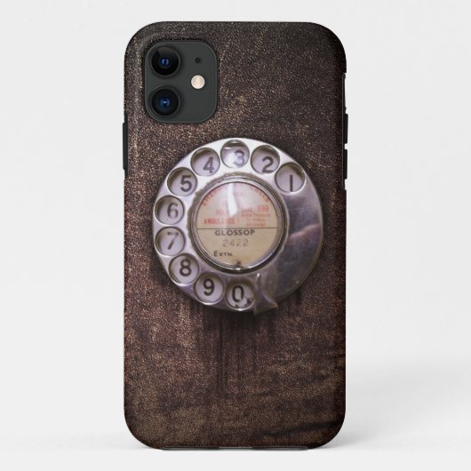 Draaiende telefoonwijzerplaat Case-Mate iPhone case (Achterkant)