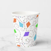 Draaiende vliegers Papieren beker (Achterkant)