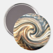 Draaiende wolken.... magneet (Voorkant / Achterkant)