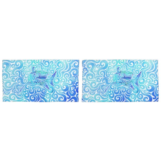 draaierhaai kussensloop (Voorkant-Set)