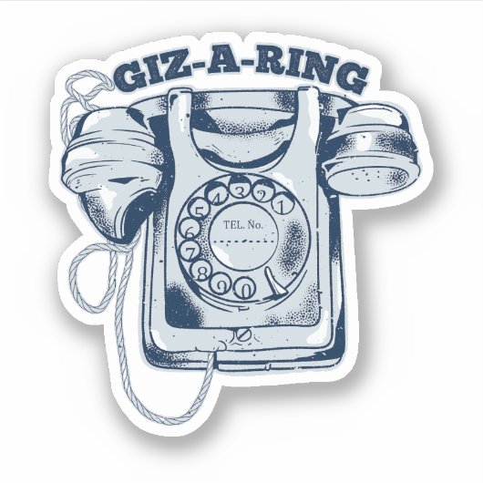 Draaiknop blauw sticker (Voorkant)