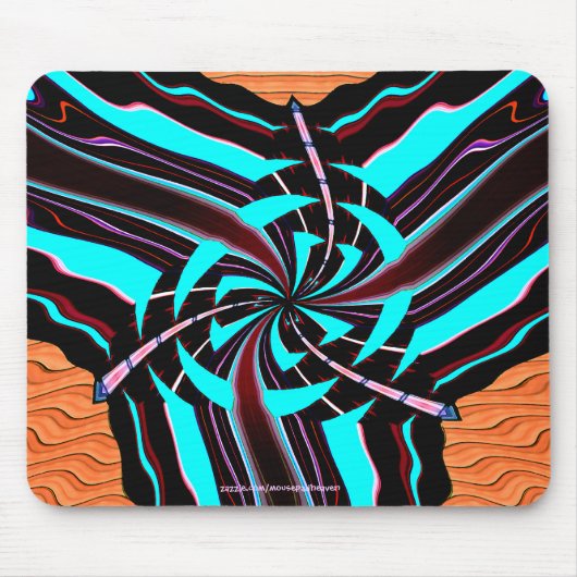 Draaikolk Mousepad Muismat (Voorkant)