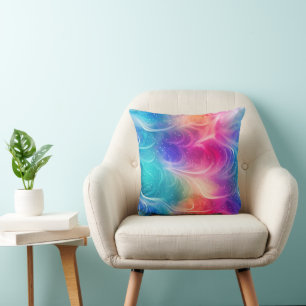 Draaikolk Regenboog Abstracte Worp Kussen