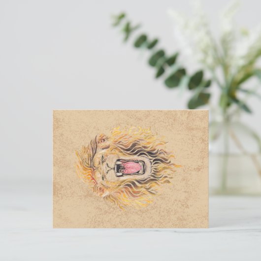 draailier briefkaart (Staand voorkant)