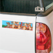 Draaimolen Bumpersticker (Op Truck)