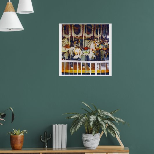 Draaimolen in oliefilm poster (Woonkamer 1)