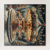  draaimolen met grillige kerst legpuzzel (Horizontaal)