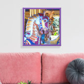 draaimolen Paardendoek 27-serie Canvas Afdruk (Insitu (Woonkamer))