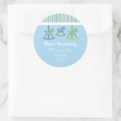 Draaimolentje Baby Shower Stickers (Tas)