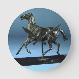 Draaipaarden (brons) ronde klok