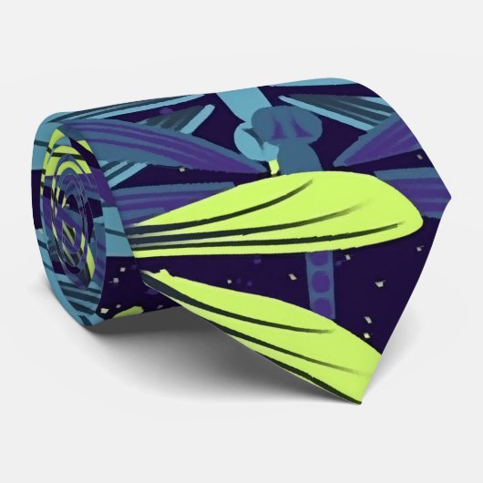draairo with insect seamless pattern stropdas (Opgerold)