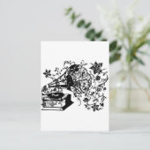 draaischijf van de Oudschool Briefkaart (Staand voorkant)