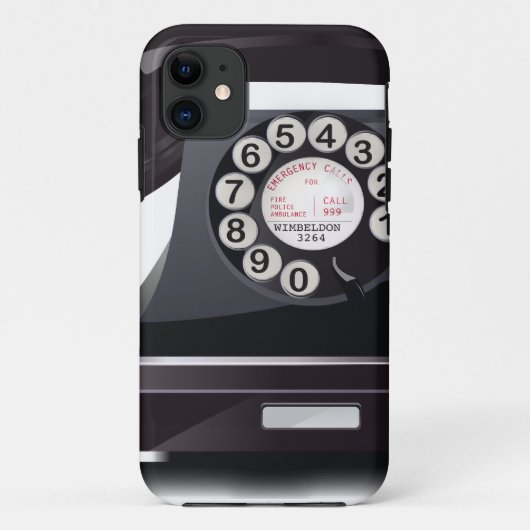 Draaischijftelefoon Case-Mate iPhone Case (Achterkant)
