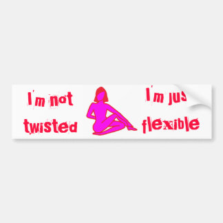 Draaislijm - Funny yoga bumper sticker