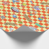 Draaistparrot Cadeaupapier (Hoek)