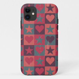 Draait en sterren roze iPhone 11 hoesje