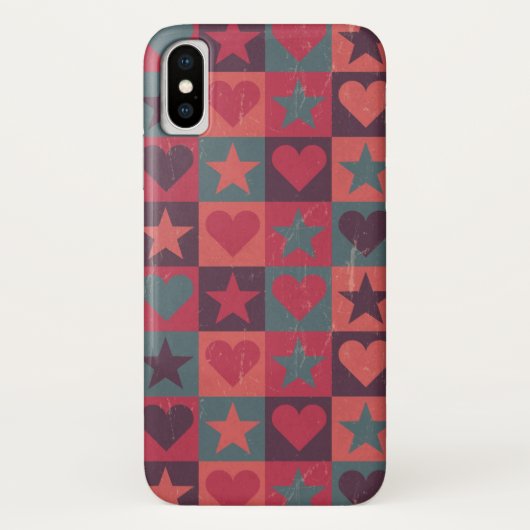 Draait en sterren roze Case-Mate iPhone case (Achterkant)