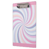 Draait Roze Blauw Perzik Klembord (Links)