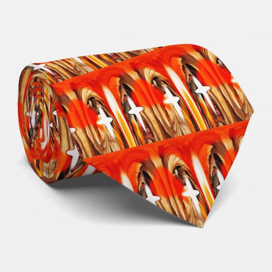 Draait samen stropdas (Opgerold)