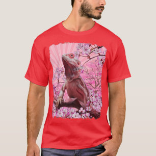 Draak Aesthetisch Roze Sakura Cherry Blosso T-shirt
