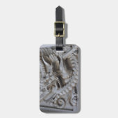 Draak. Bagagelabel (Voorkant verticaal)