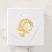  draak bedankjes labels (Met doos)