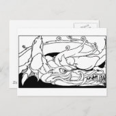 draak briefkaart (Voorkant / Achterkant)