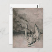 draak briefkaart (Voorkant / Achterkant)