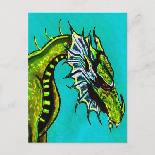 draak briefkaart (Voorkant)
