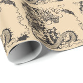 draak cadeaupapier (Rol Hoek)