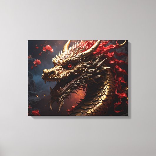 Draak Canvas Afdruk (Voorkant)