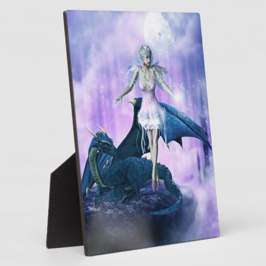 Draak en feier fotoplaat (Zijkant)