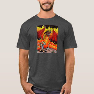 Draak en konijn t-shirt