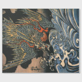 Draak en Zee Cadeaupapier (Vlak)