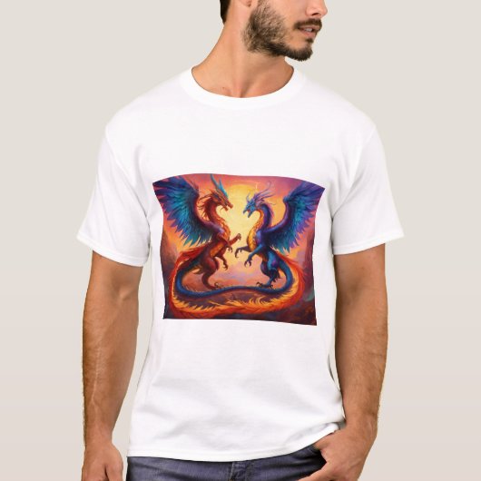 draak Fanion speciaal T-shirt (Voorkant)