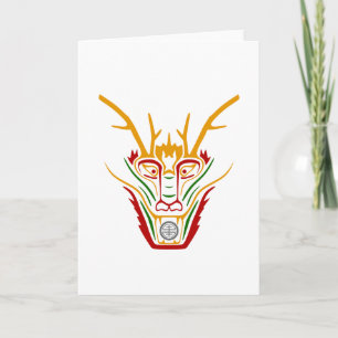 Draak Feestdagen Kaart