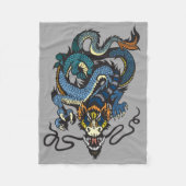 draak fleece deken (Voorkant)