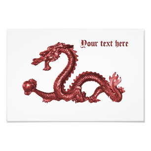 Draak Foto Print Afdruk