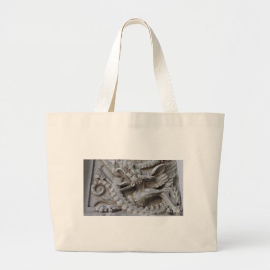 Draak. Grote Tote Bag (Voorkant)