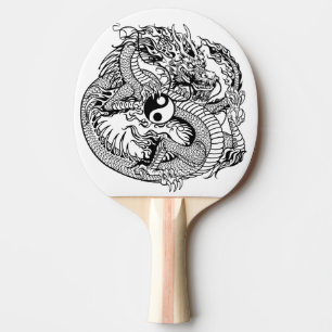draak holding yin yang tafeltennisbatje