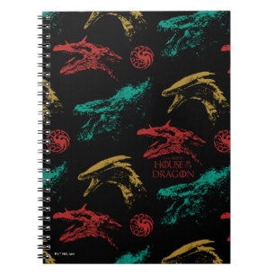 Draak hoofd patroon notitieboek
