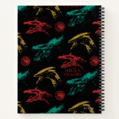 Draak hoofd patroon notitieboek (Achterkant)