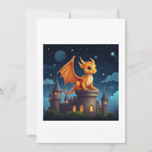 draak illustratie kaart